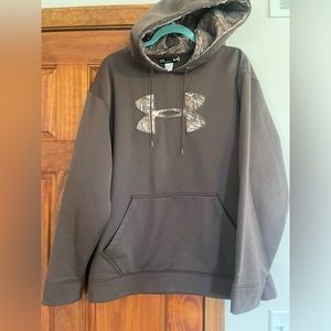 Under Armour Brown and Camo men’s hoodie, size L